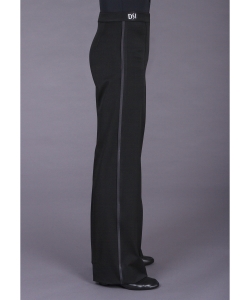 4004 Plain fronted trouser with satin stripe