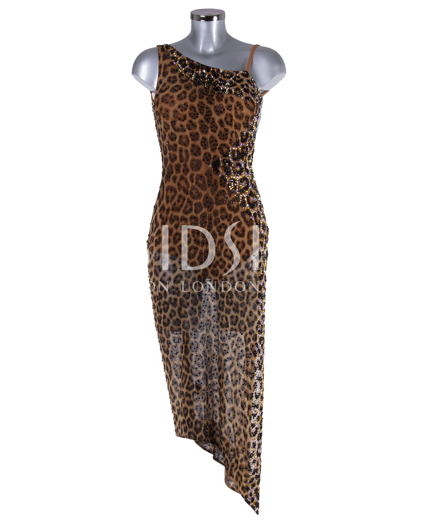 Buy 427842 Leopard Print Latin Dress