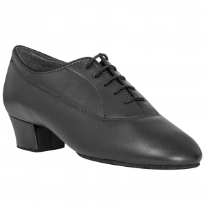 6490 Regular Oxford Black  Leather & Patent with a 1.5